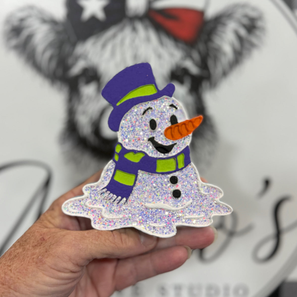 Snowman Car Freshie