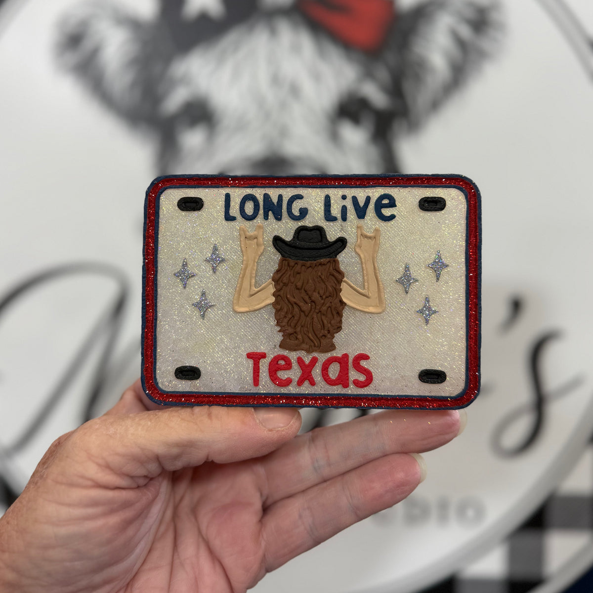 Long Live Texas Car Freshie