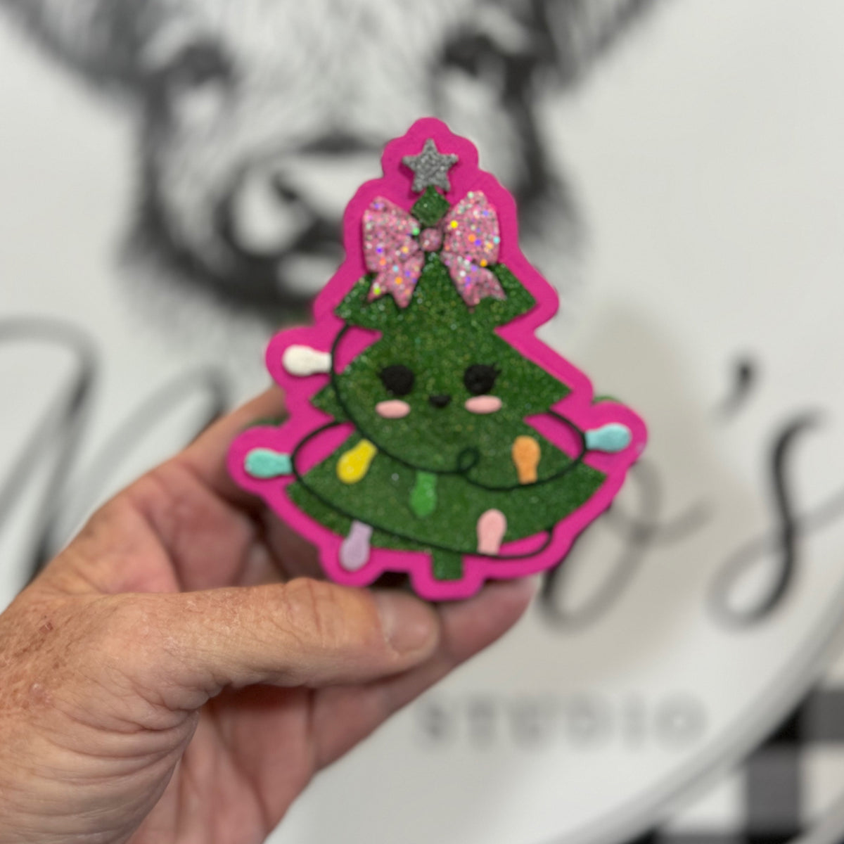 Cutie Christmas Tree Car Freshie