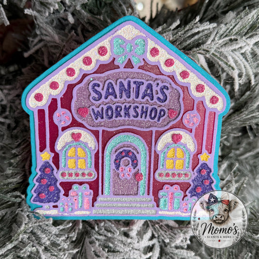 Santa's Workshop Car Freshie