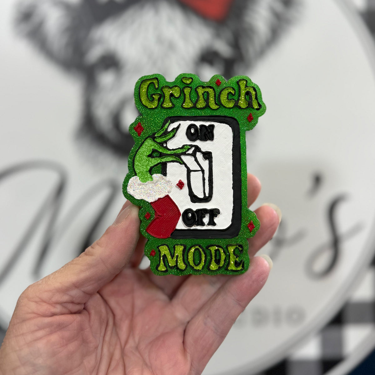 Grinch Mode Car Freshie