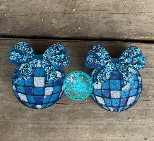 Disco Ball with Bow Vent Clips