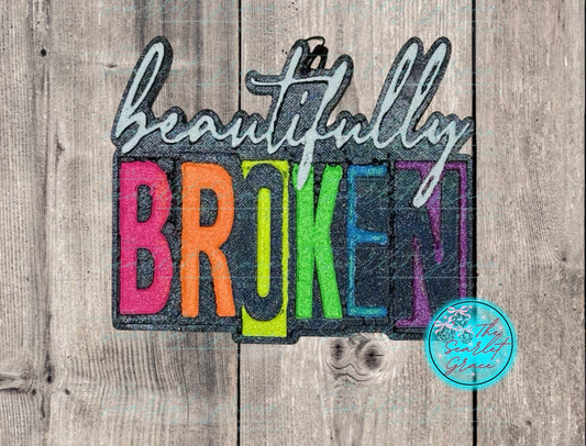 Beautifully Broken Car Freshie