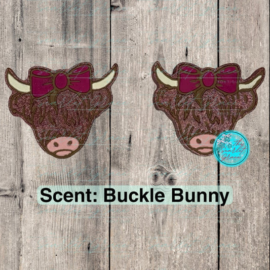 Highland Cow Head Vent Clips