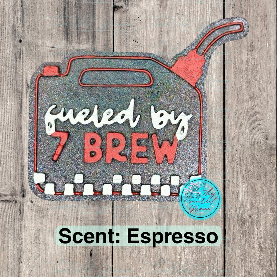 Fueled by Seven Brew Car Freshie