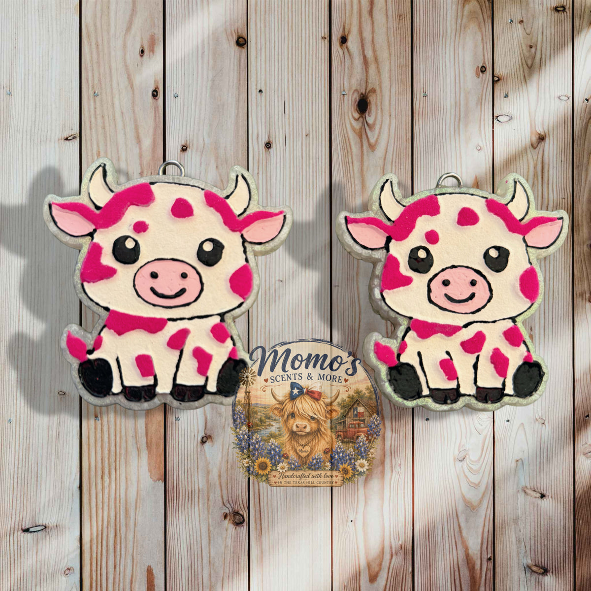 Barnyard Cow Vent Clips
